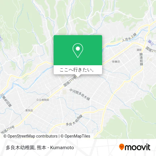 多良木幼稚園地図