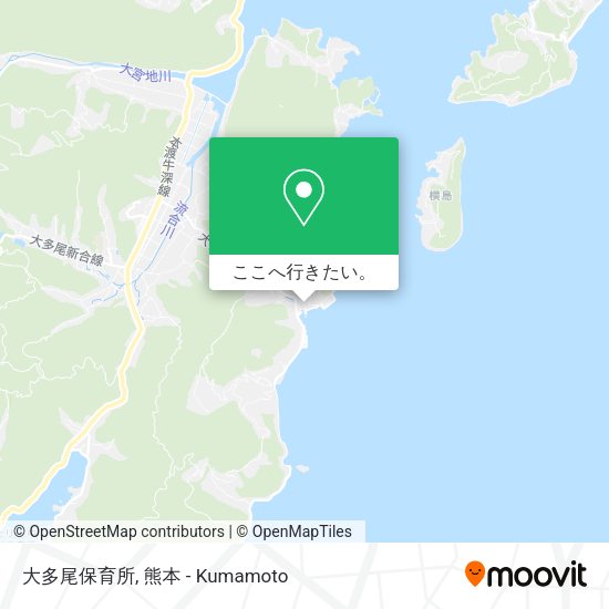 大多尾保育所地図