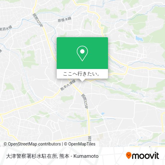 大津警察署杉水駐在所地図