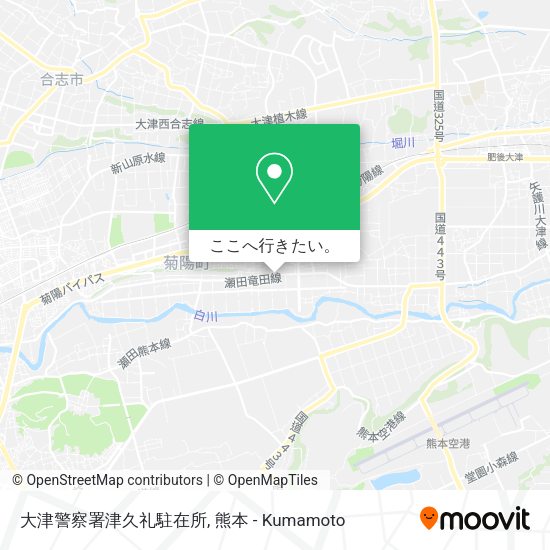 大津警察署津久礼駐在所地図