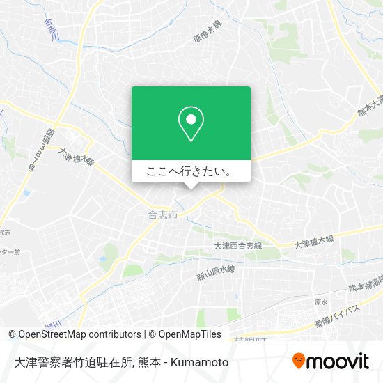 大津警察署竹迫駐在所地図