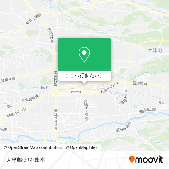 大津郵便局地図