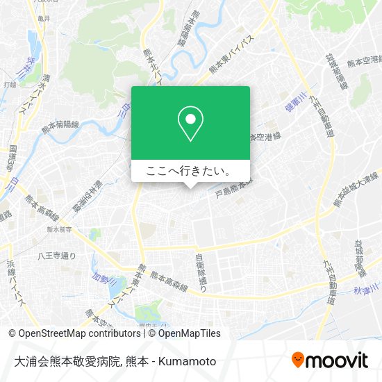 大浦会熊本敬愛病院地図