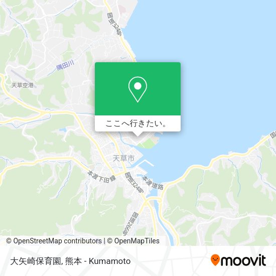 大矢崎保育園地図