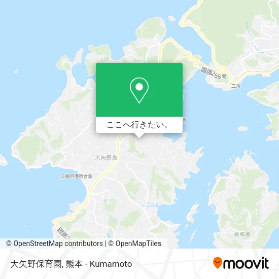 大矢野保育園地図
