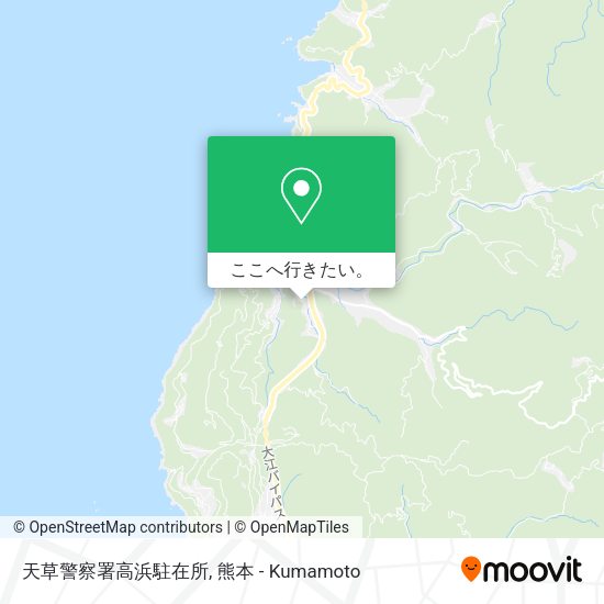 天草警察署高浜駐在所地図