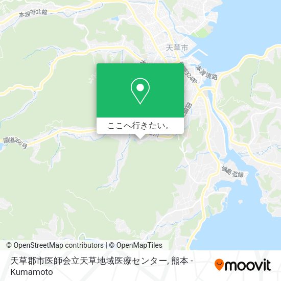 天草郡市医師会立天草地域医療センター地図