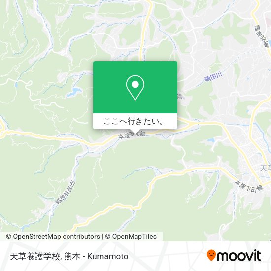 天草養護学校地図