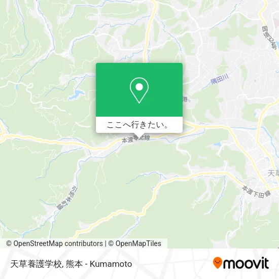天草養護学校地図
