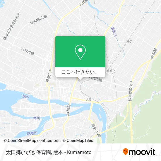 太田郷ひびき保育園地図