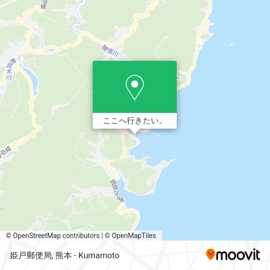 姫戸郵便局地図