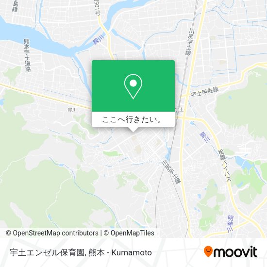 宇土エンゼル保育園地図