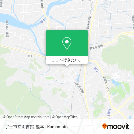 宇土市立図書館地図