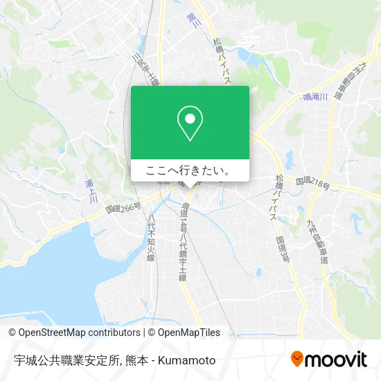 宇城公共職業安定所地図