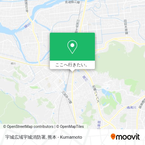 宇城広域宇城消防署地図