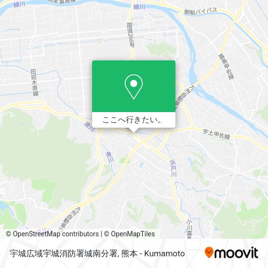 宇城広域宇城消防署城南分署地図
