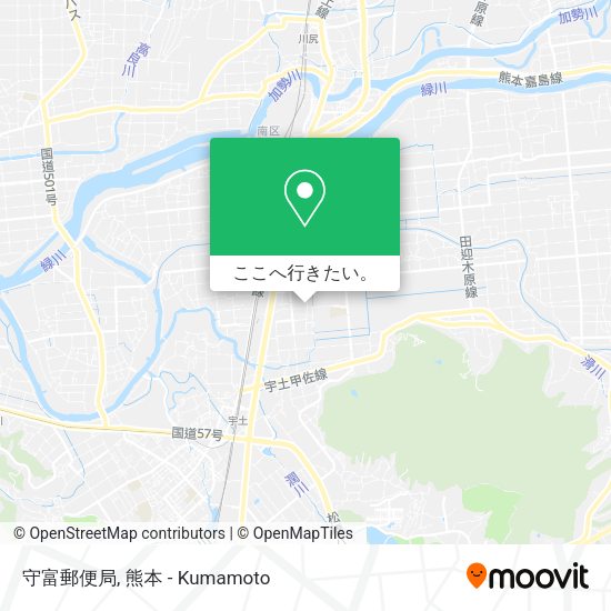 守富郵便局地図