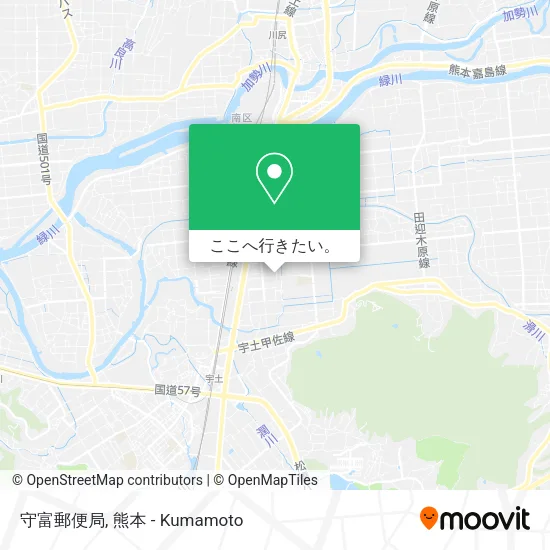 守富郵便局地図