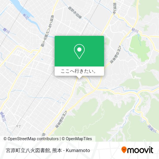 宮原町立八火図書館地図