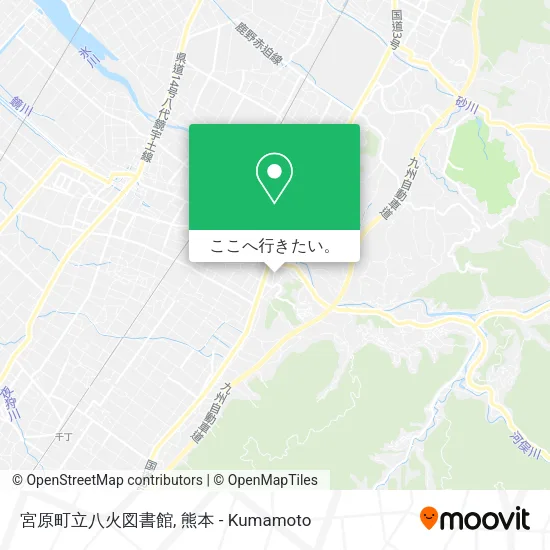 宮原町立八火図書館地図