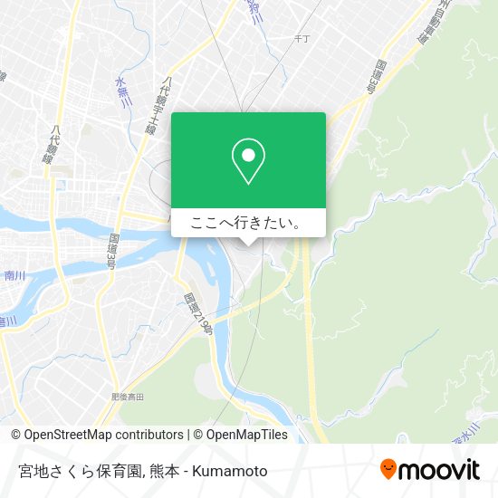 宮地さくら保育園地図
