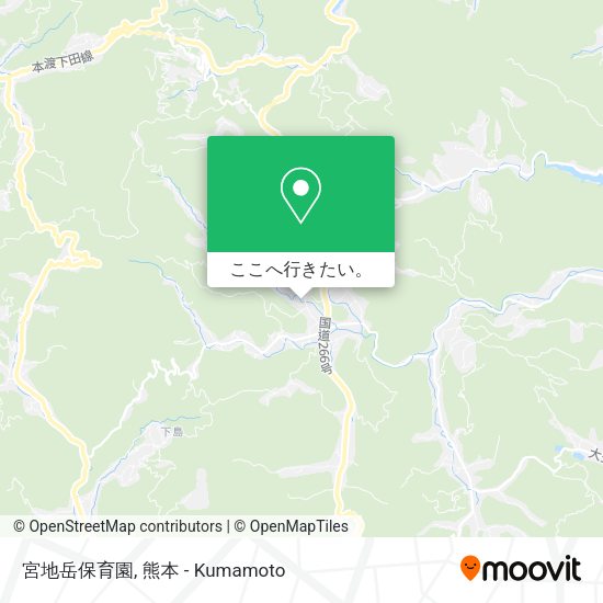 宮地岳保育園地図
