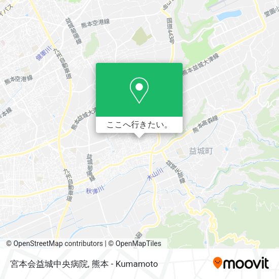 宮本会益城中央病院地図