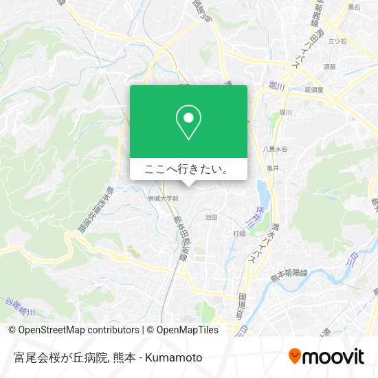 富尾会桜が丘病院地図
