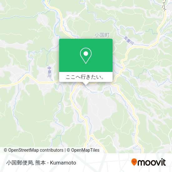 小国郵便局地図