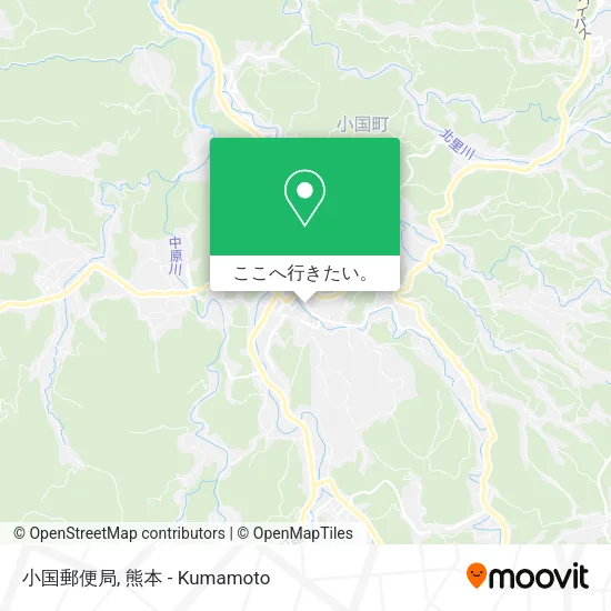 小国郵便局地図