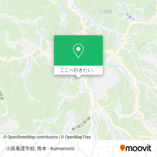 小国養護学校地図