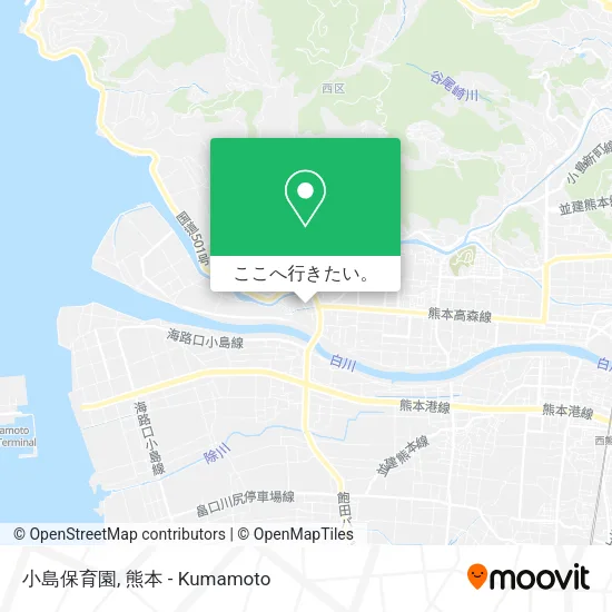 小島保育園地図