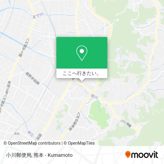 小川郵便局地図