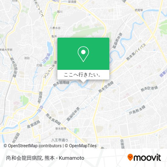 尚和会龍田病院地図