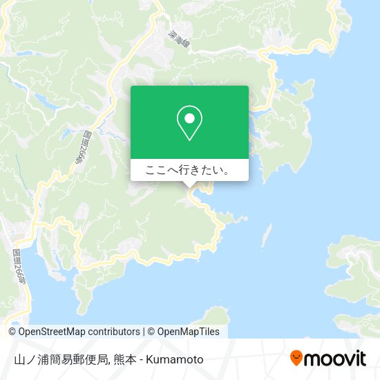 山ノ浦簡易郵便局地図