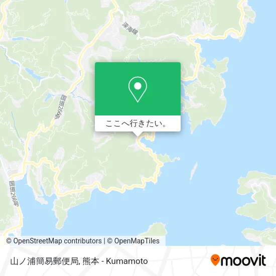 山ノ浦簡易郵便局地図