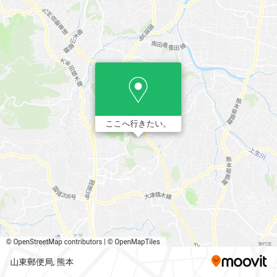 山東郵便局地図