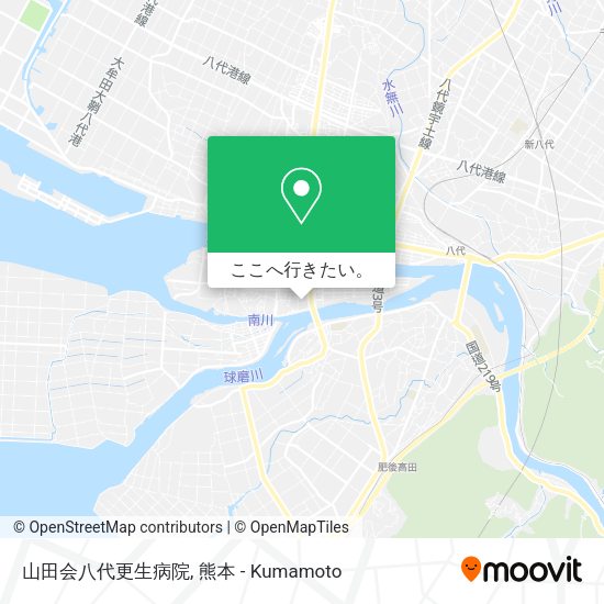 山田会八代更生病院地図