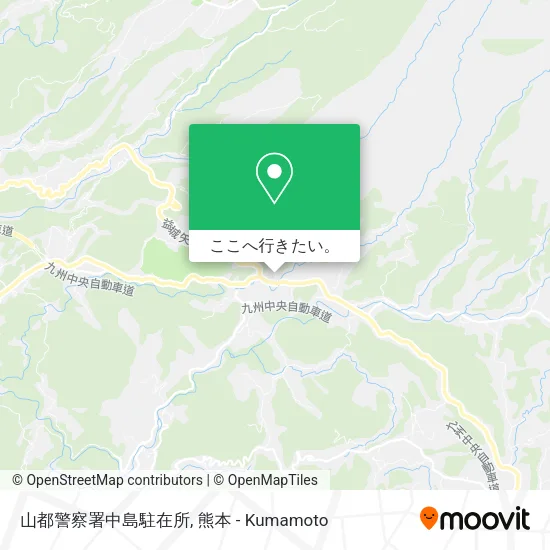 山都警察署中島駐在所地図