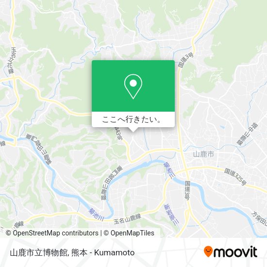 山鹿市立博物館地図