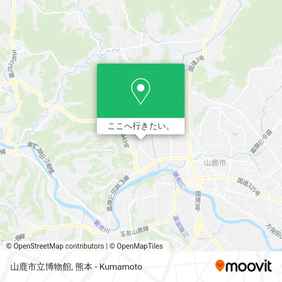 山鹿市立博物館地図