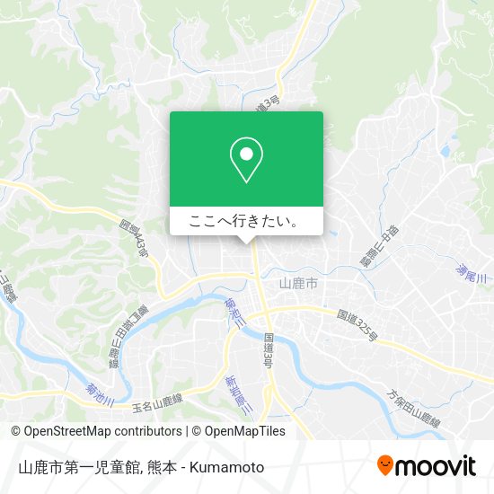山鹿市第一児童館地図