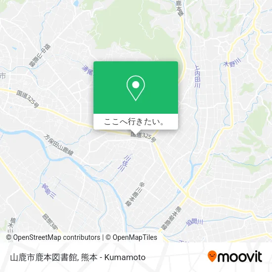 山鹿市鹿本図書館地図