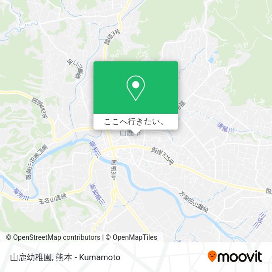 山鹿幼稚園地図