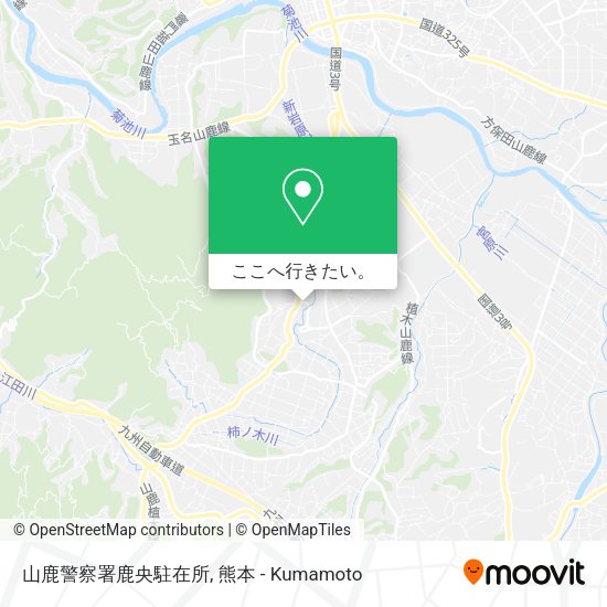 山鹿警察署鹿央駐在所地図