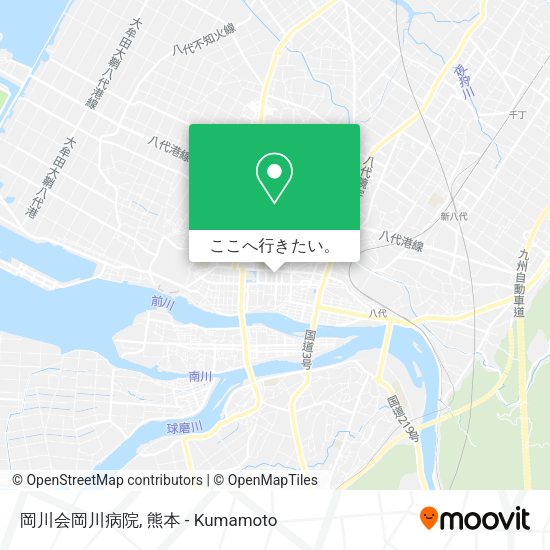 岡川会岡川病院地図