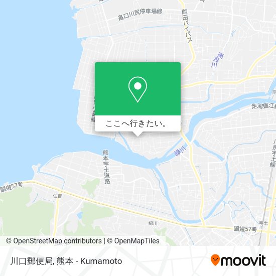川口郵便局地図