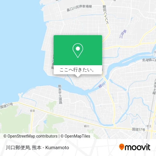 川口郵便局地図
