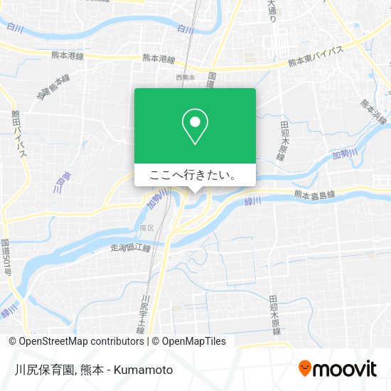 川尻保育園地図