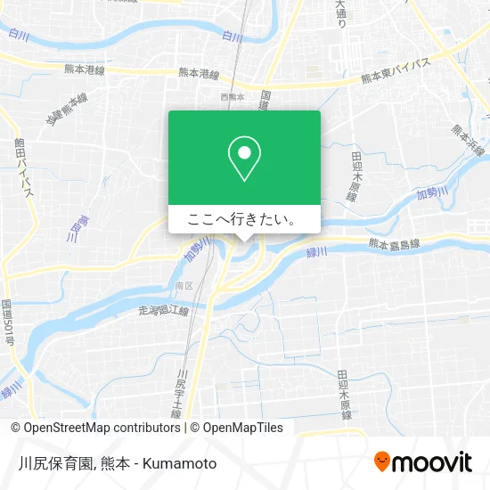 川尻保育園地図